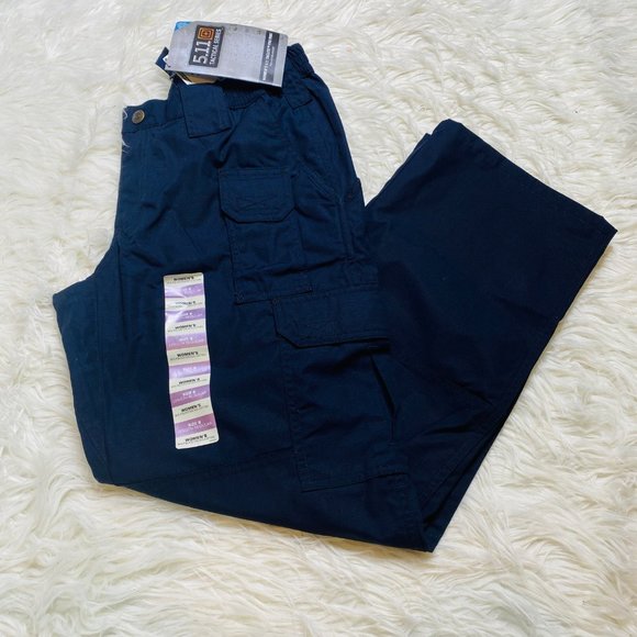 5.11 Tactical TacLite Pro Womens Series Rip Stop Cargo Navy Cargo Pants Navy 8 - Picture 1 of 10